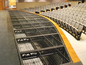 view of safepit+ from stage