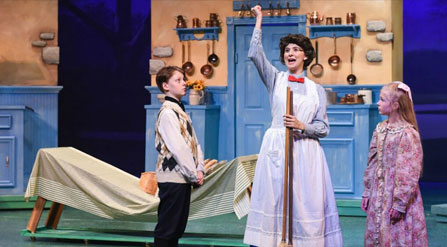 Collapsing table - Photo courtesy of Greenville Little Theatre